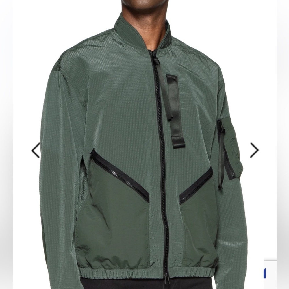 Armani Exchange Olive Windbreaker